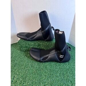 Billabong Absolute ST 5mm Hidden Split Toe Wetsuit Boots Black Mens Size 12 NEW
